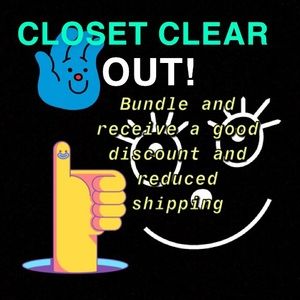 Closet Clear Out Before donating or given away